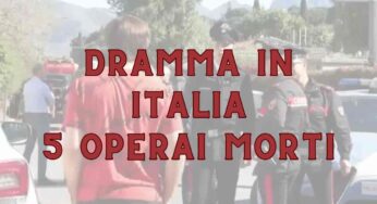 Dramma in Italia: cinque operai morti a Casteldaccia per le esalazioni delle fogne
